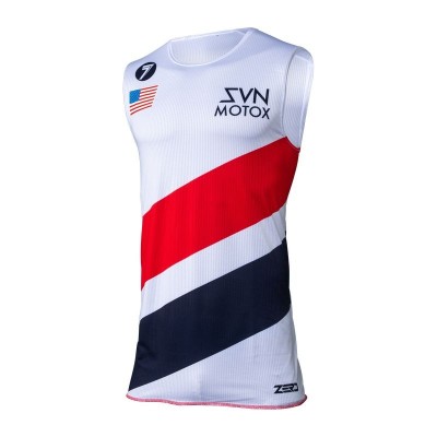 Maillot Over Seven Zero Delta blanc 