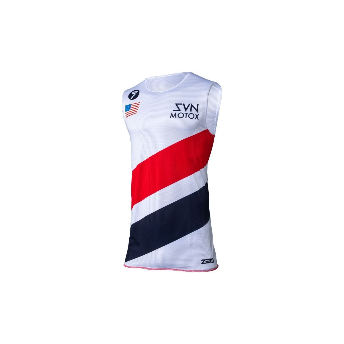 Maillot Over Seven Zero Delta blanc 