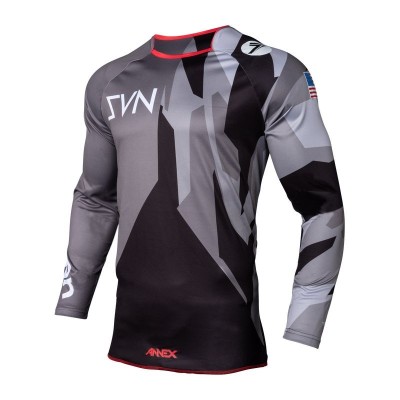 Maillot Seven Annex Bortz Noir Gris 