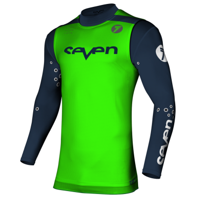 Maillot Enfant Seven Zero Raptor Over Vert Fluo 