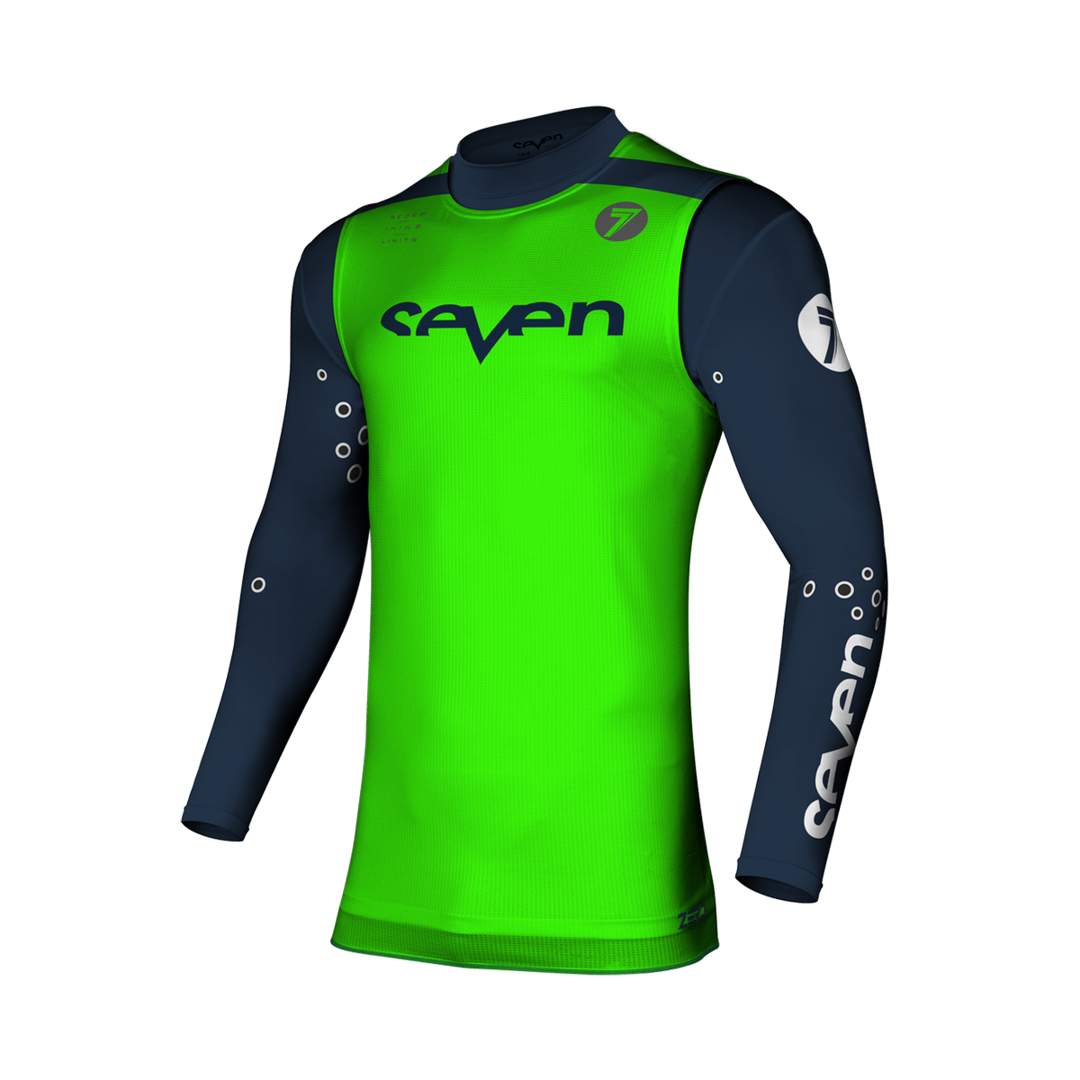 Maillot Enfant Seven Zero Raptor Over Vert Fluo 