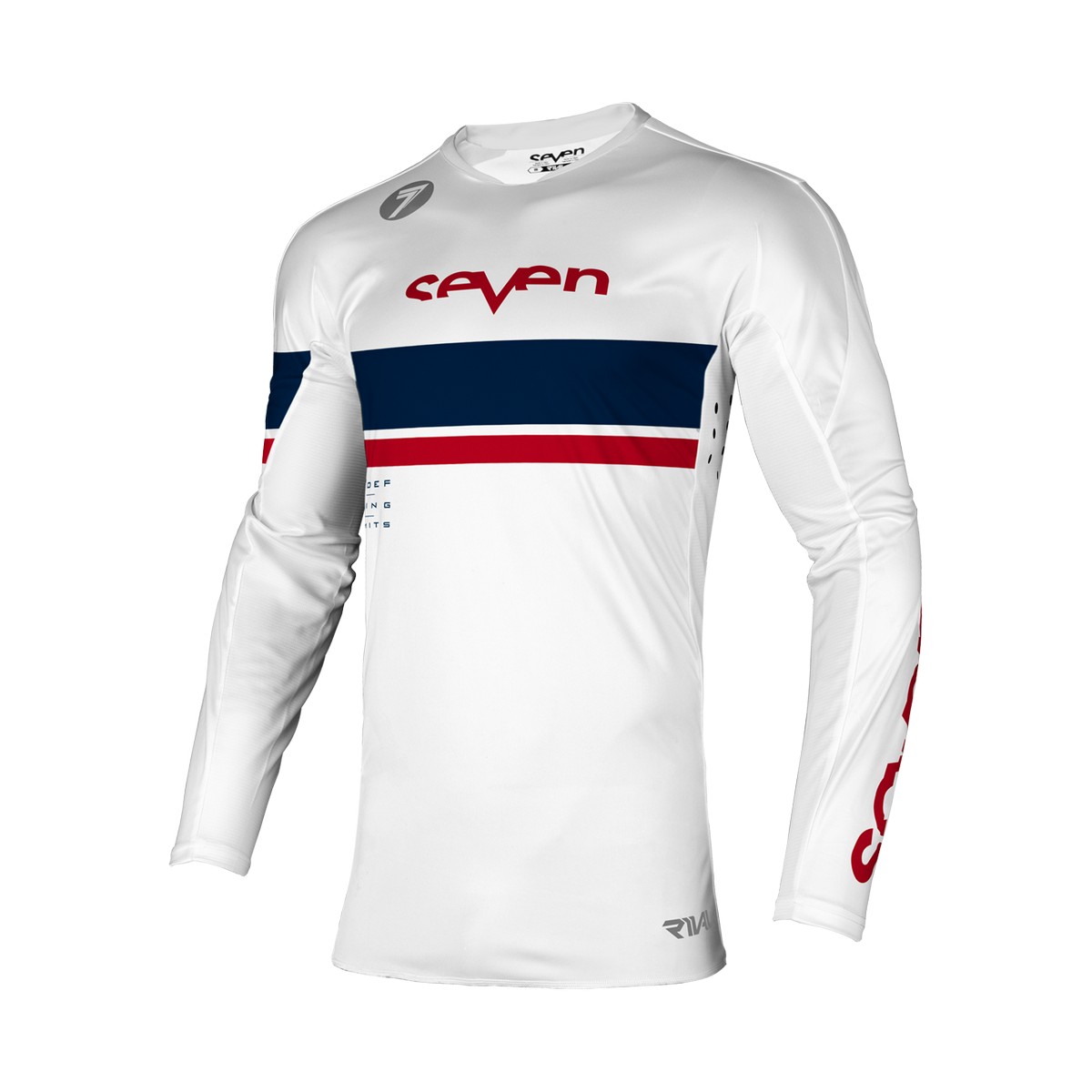 Maillot Seven Rival Vanquish Blanc 
