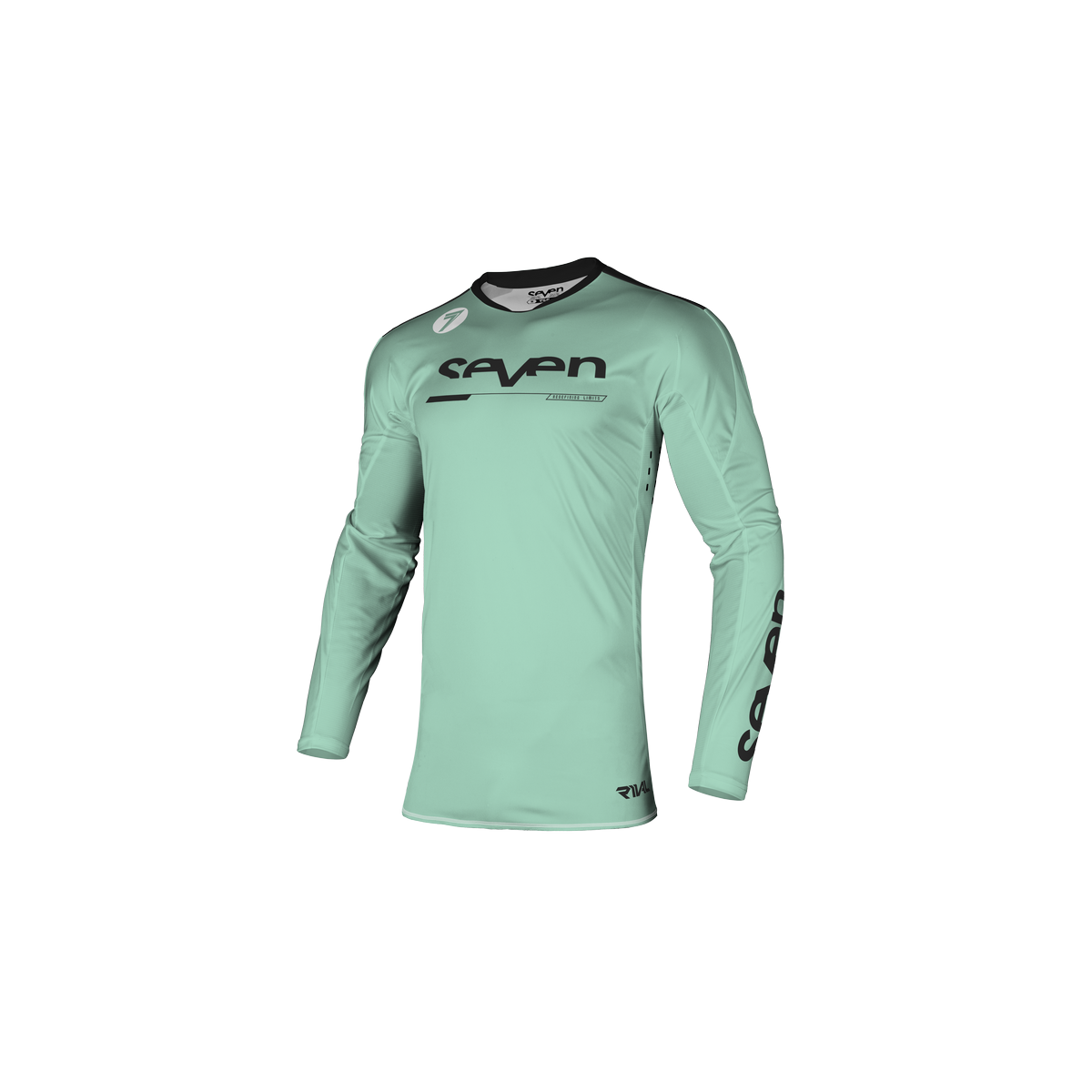 Maillot Seven Rival Rampart Vert Noir  