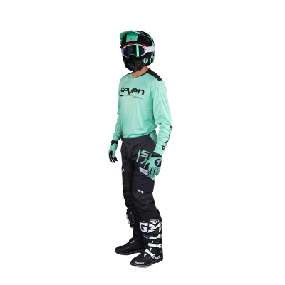 Maillot Seven Rival Rampart Vert Noir  
