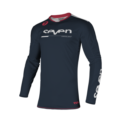 Maillot Seven Rival Rampart Blanc Bleu 