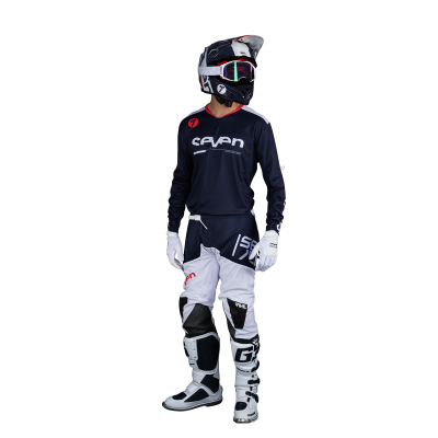 Maillot Seven Rival Rampart Blanc Bleu 