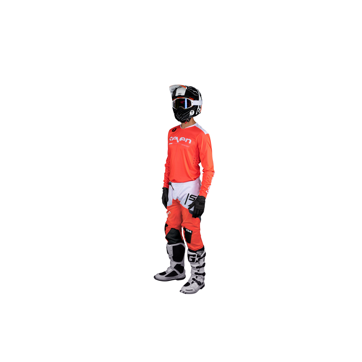 Maillot Seven Rival Rampart Rouge Fluo 