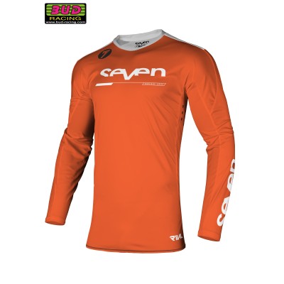 Maillot Seven Rival Rampart Rouge Fluo 