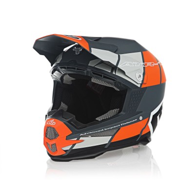Casque 6D ATR-1 Shear Orange Gris Noir 