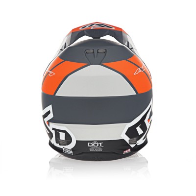 Casque 6D ATR-1 Shear Orange Gris Noir 