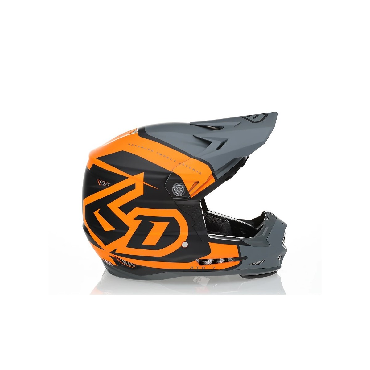 Casque Enfant 6D ATR-2 Torque Orange Fluo Mat 