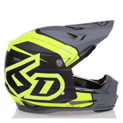 Casque Enfant 6D ATR-2 Torque Jaune Fluo Mat 