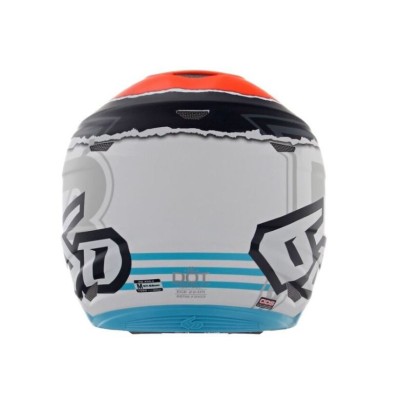 Casque 6D ATR-2 Danger Boy Orange Bleu 