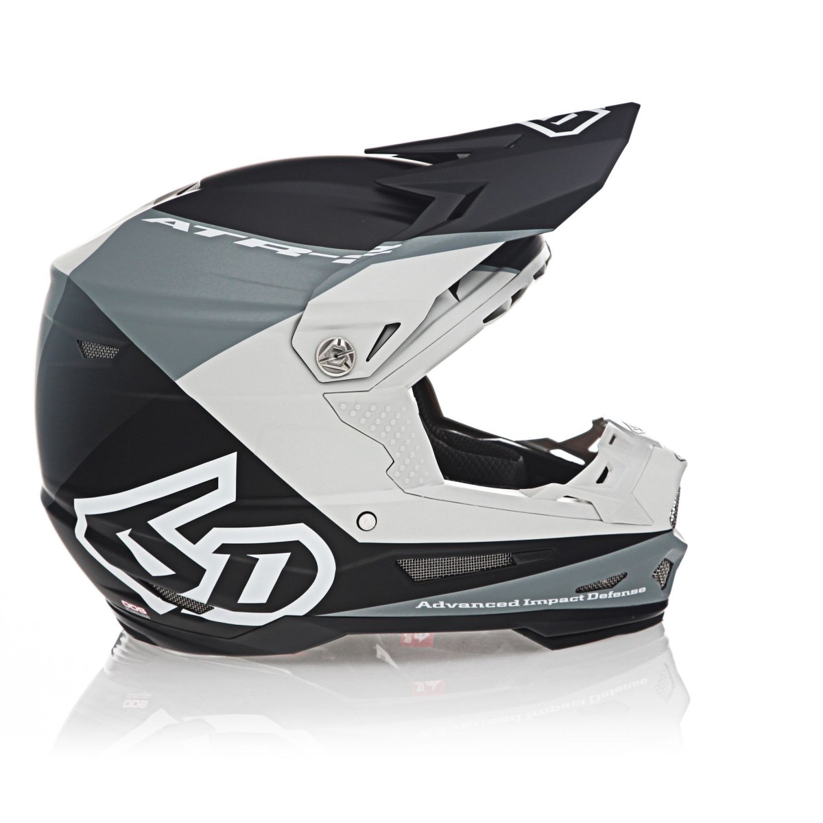 Casque 6D ATR-2 Quadrant Charcoal Noir Gris 