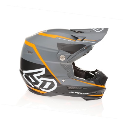 Casque 6D ATR-2 Alpha Orange Fluo 