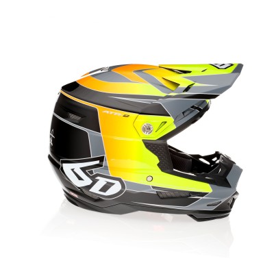 Casque 6D ATR-2 Impact Jaune Orange 