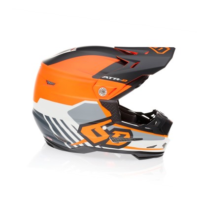 Casque 6D ATR-2 Target Orange Fluo 
