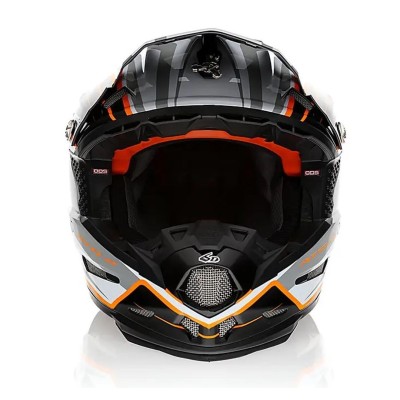 Casque 6D ATR-2 Phase Blanc Orange 