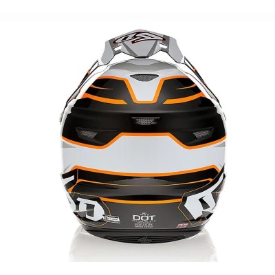 Casque 6D ATR-2 Phase Blanc Orange 