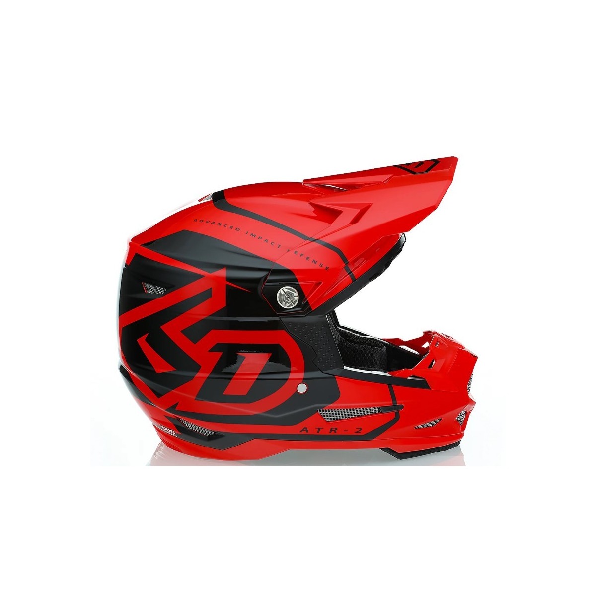 Casque 6D ATR-2 Torque Rouge Brillant 