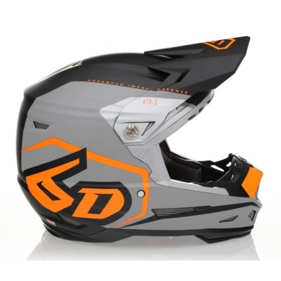 Casque 6D ATR-2 Delta Orange Fluo 