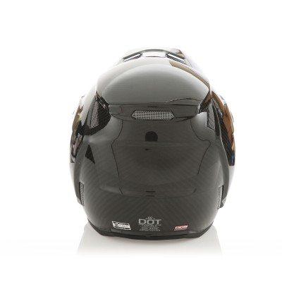 Casque 6D ATR-3 Solid Noir Brillant Carbone 