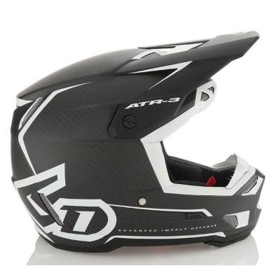 Casque 6D ATR-3 Nova Blanc Matt Carbone 