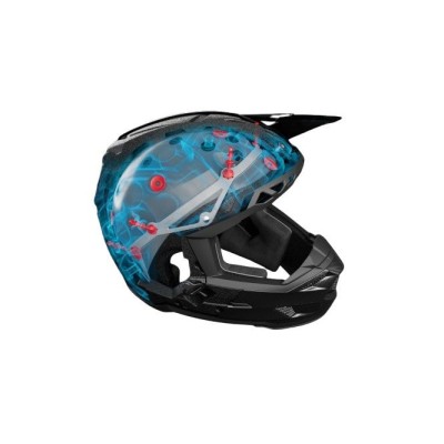 Casque 6D ATR-3 Nova Blanc Matt Carbone 