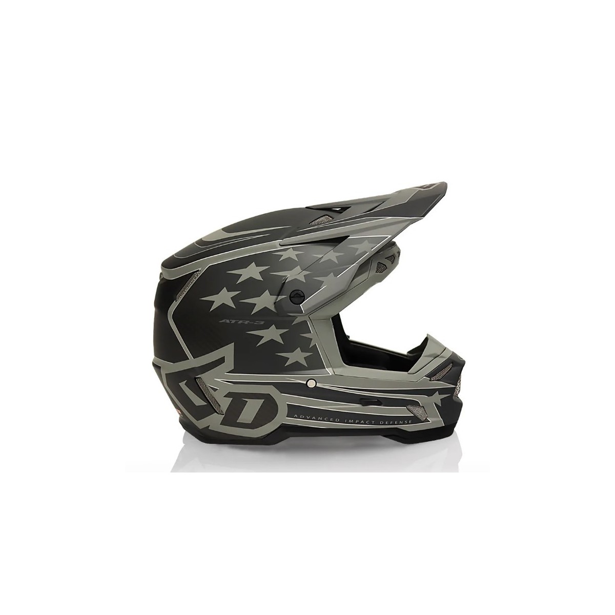 Casque 6D ATR-3 Patriot Noir Matt 