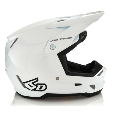 Casque enfant 6D ATR-3 Solid Blanc Brillant 