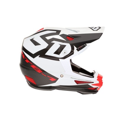 Casque 6D ATB-1 BMX/DH Switch Rouge Blanc Noir 