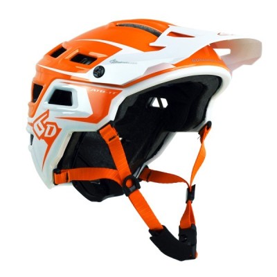 Casque VTT 6D ATB-1T Evo Orange/Blanc 