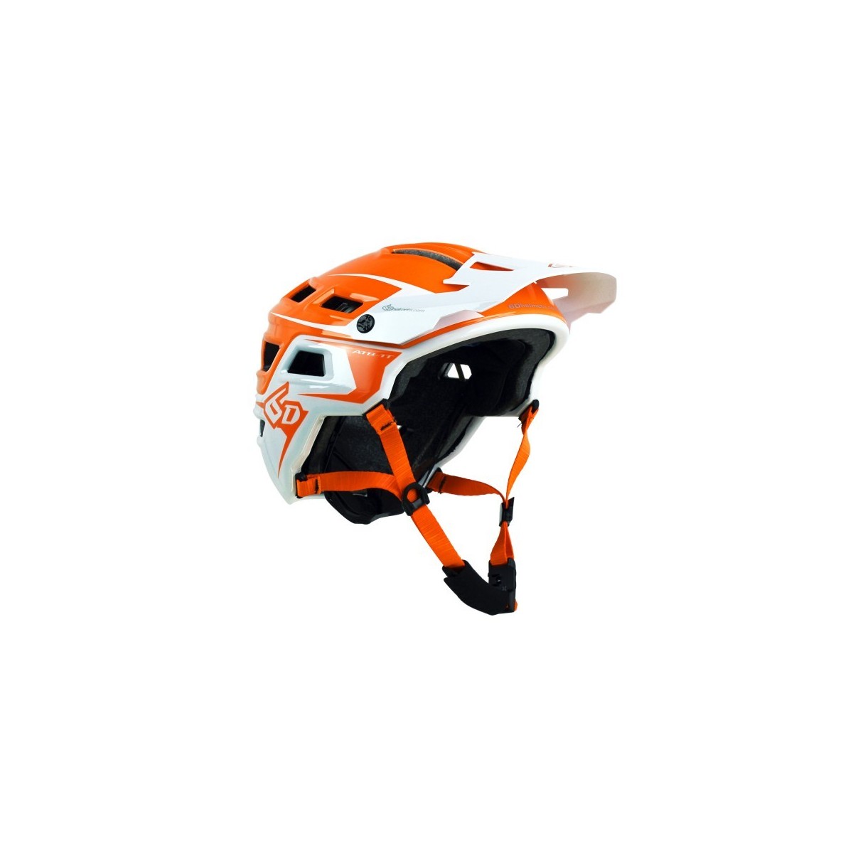 Casque VTT 6D ATB-1T Evo Orange/Blanc 