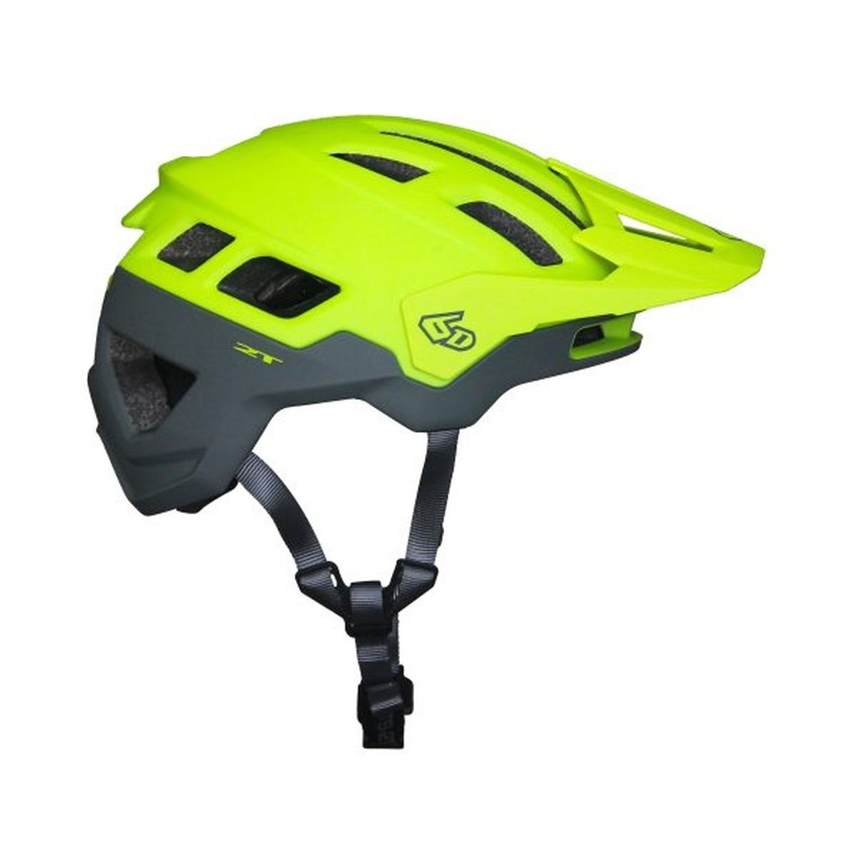 Casque VTT 6D ATB-2T Ascent Trail Hi Viz Jaune Gris 