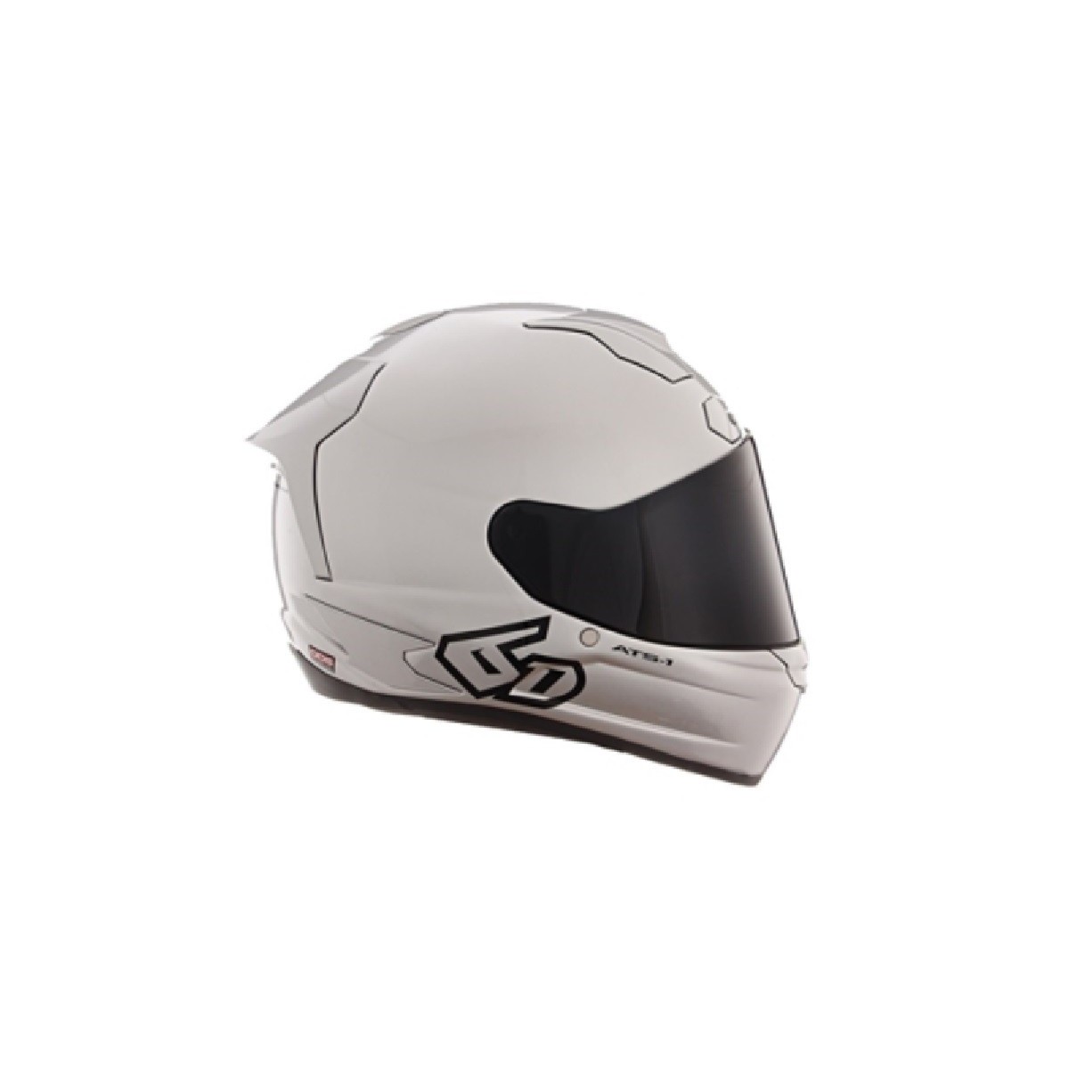 Casque 6D ATS-1R Solid Argent 