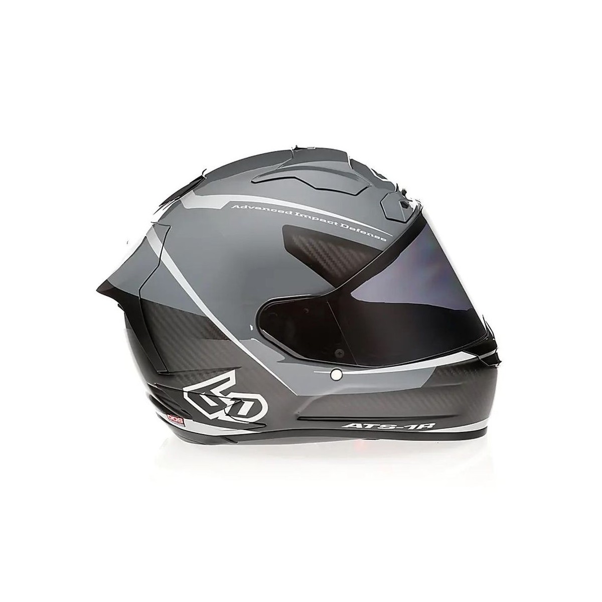 Casque 6D ATS-1R Alpha Argent 