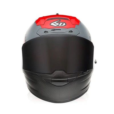 Casque 6D ATS-1R Wyman Rouge Noir 