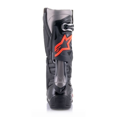 Bottes Alpinestars Tech 10 Noir Rouge Fluo 