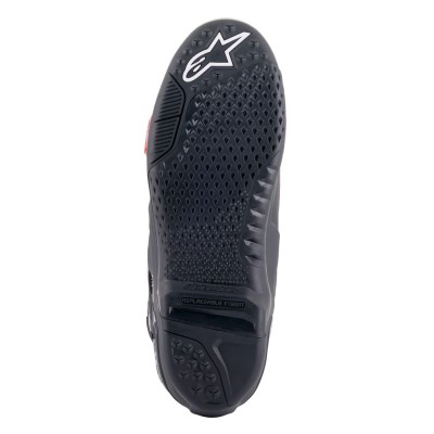 Bottes Alpinestars Tech 10 Noir Rouge Fluo 