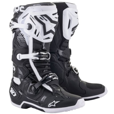 Bottes Alpinestars Tech 10 Noir Blanc 