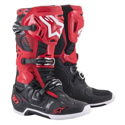 Bottes Alpinestars Tech 10 Rouge Noir 