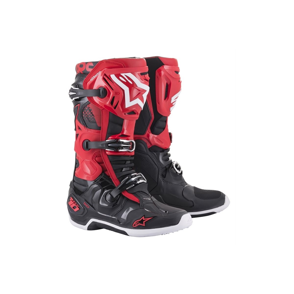 Bottes Alpinestars Tech 10 Rouge Noir 