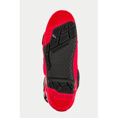 Bottes Alpinestars Tech 10 Enduro Rouge Brillant Noir Blanc 