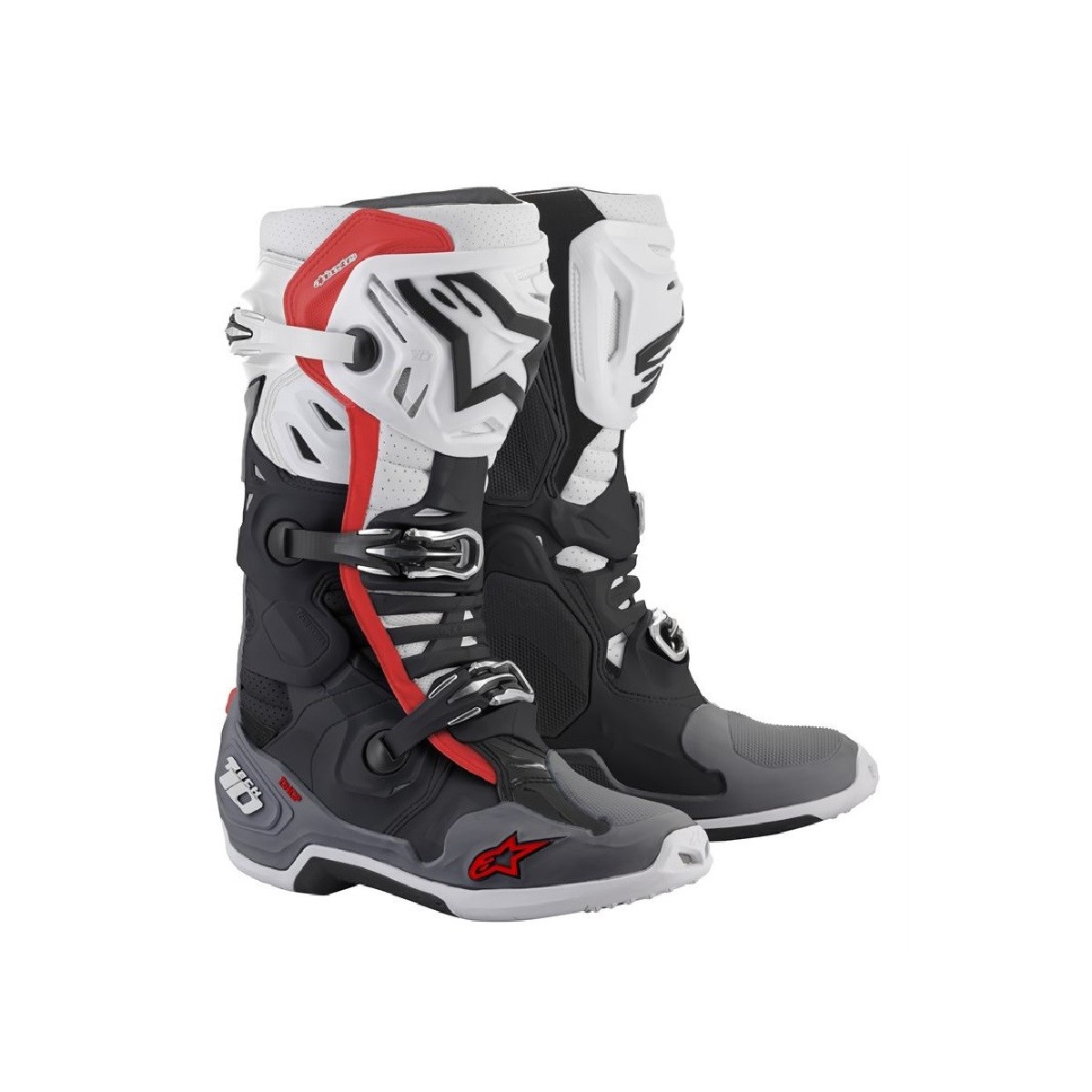 Bottes Alpinestars Tech 10 Blanche Supervented 
