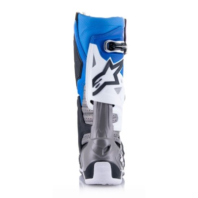 Bottes Alpinestars Tech 10 Supervented Noir Enamel Bleu Violet Blanc 