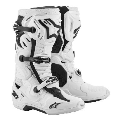 Bottes Alpinestars Tech 10 Blanche Supervented 