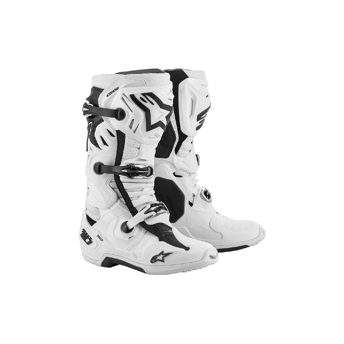 Bottes Alpinestars Tech 10 Blanche Supervented 