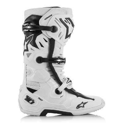 Bottes Alpinestars Tech 10 Blanche Supervented 