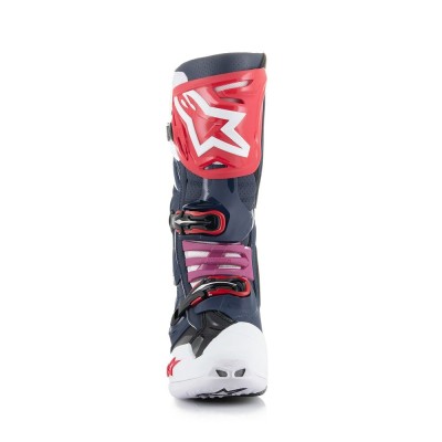 Bottes Alpinestars Tech 10 Supervented Marine Nuit Blanc Rainbow 