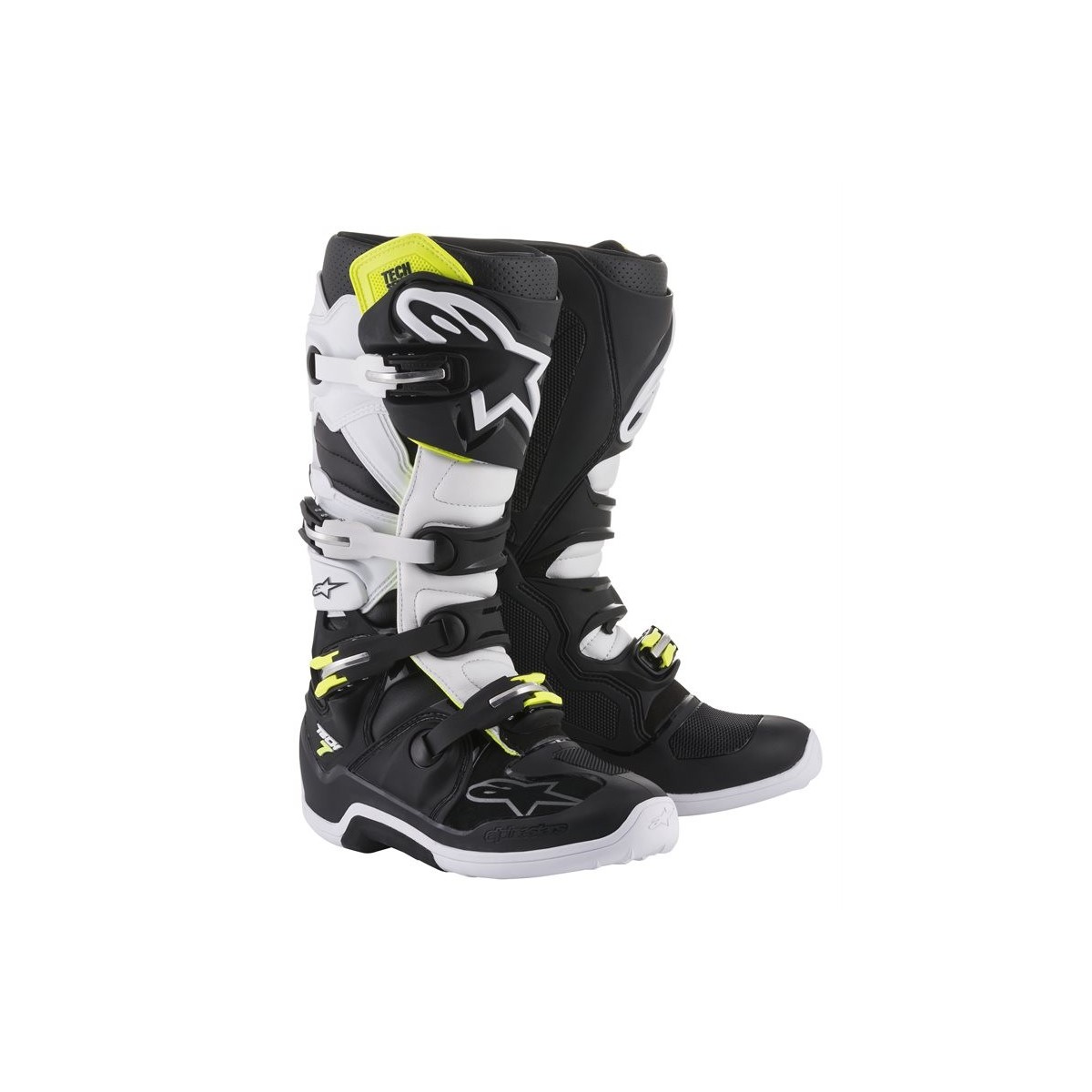 Bottes Alpinestars Tech 7 Noir Blanc 